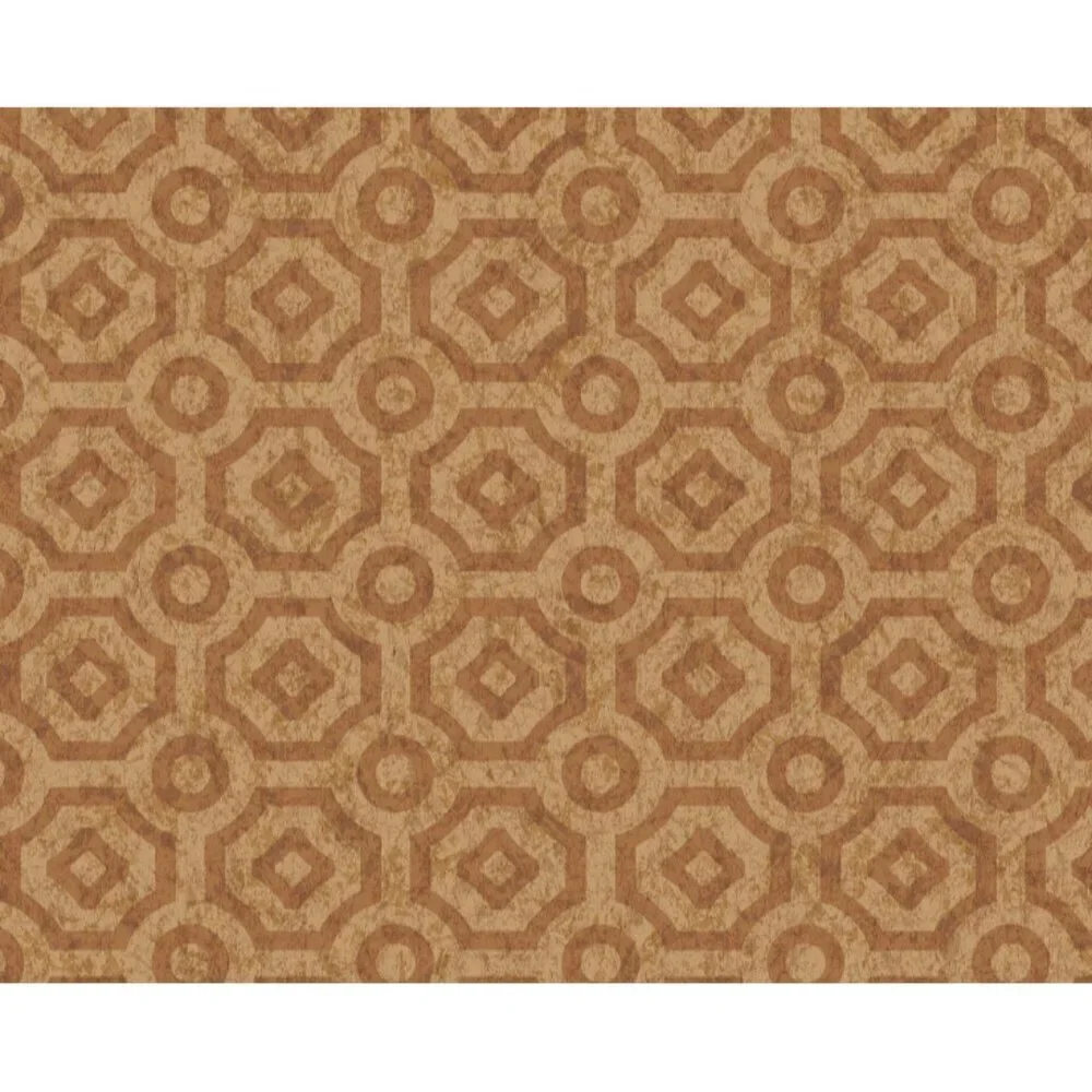 New Cole & Son Queen's Quarter Wallpaper 118/10025 A001 Metallic Copper